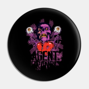 Agent Orange Punk Rock Pin