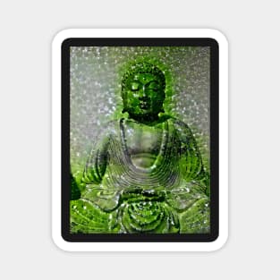 Green Buddha Magnet