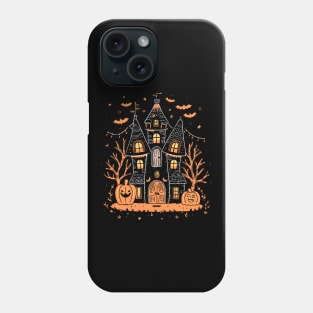Spooky House Halloween Shirt, Eerie Haunted Mansion Tee, Ghost Home Top, Creepy Castle Tee, Trick-or-Treat T-Shirt, Gift Phone Case