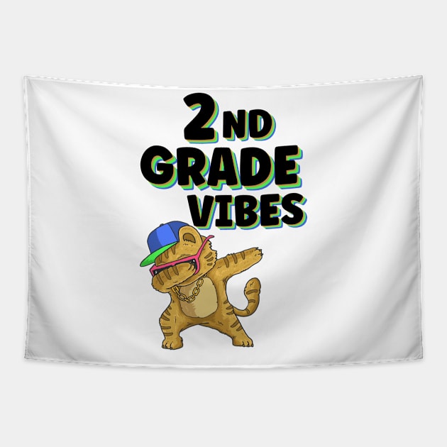 Second grade vibes - gift for second grade student Tapestry by MerchByThisGuy