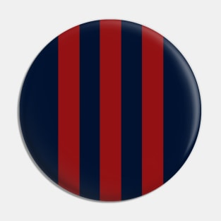 Navy Three Red Bars Pin