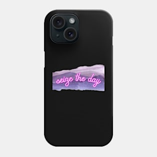 seize the day motivation Phone Case