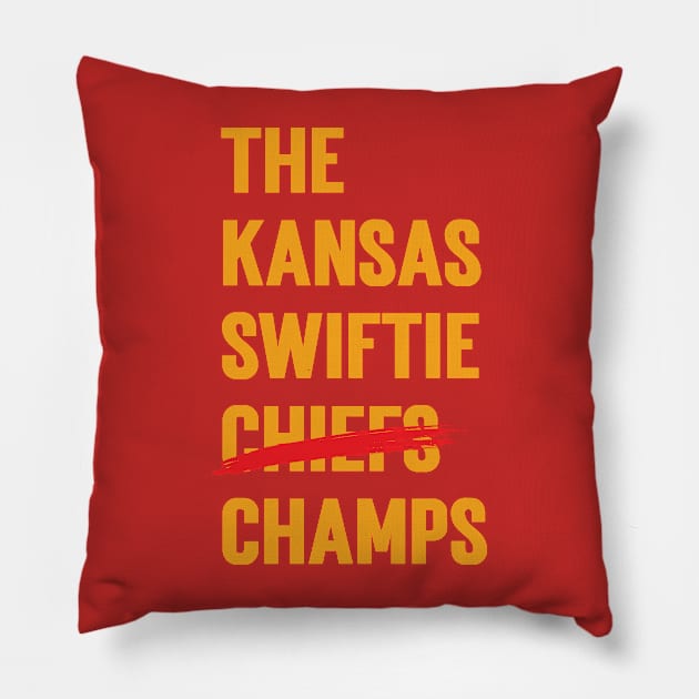 The Kansas Swiftie Champs Pillow by Emma