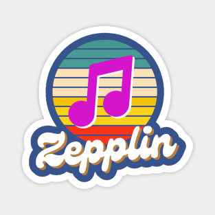 RETRO LED MUSIC ZEPPLIN Magnet