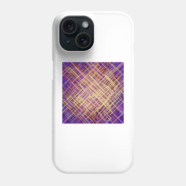 Abstract Diagonal Line Pattern Phone Case by lyle58