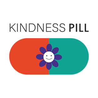 Kindness pill colorful smiley faces happiness for mental health awareness T-Shirt