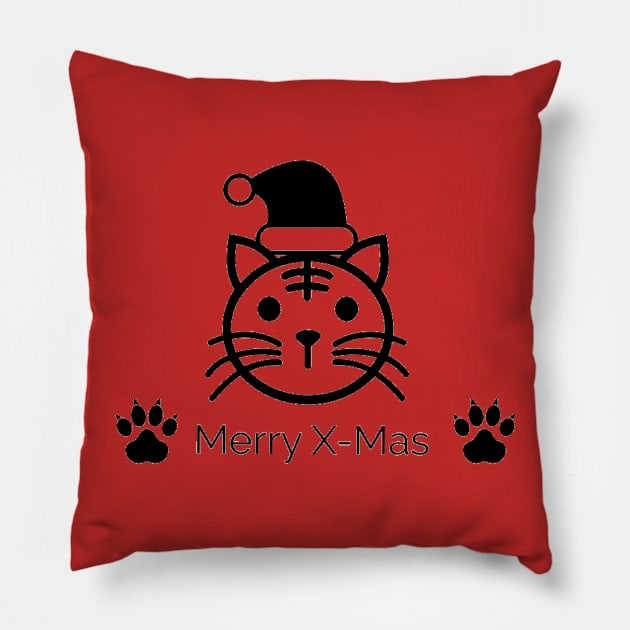 Tiger X-mas Pillow by Store8Kha