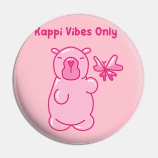 Kappi Vibes Only - Khat&Kappibara Pin