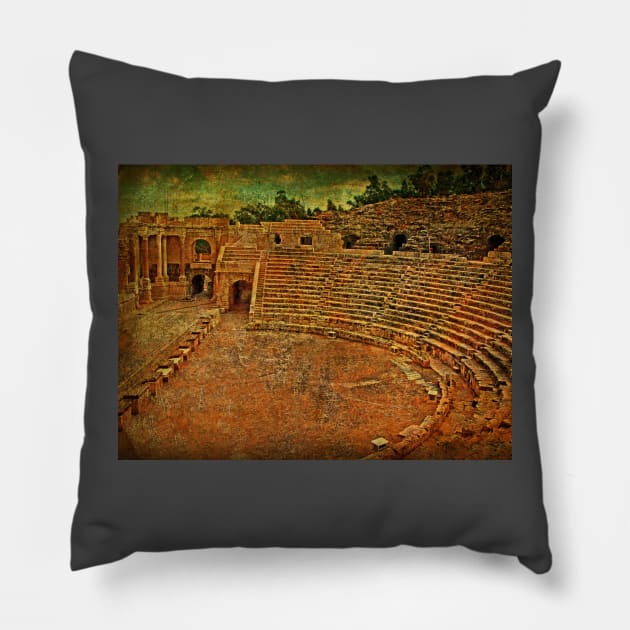 Roman Theather. Beit She'an, Israel. Pillow by vadim19