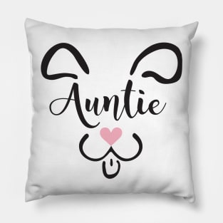 Cute Dog Auntie Pillow