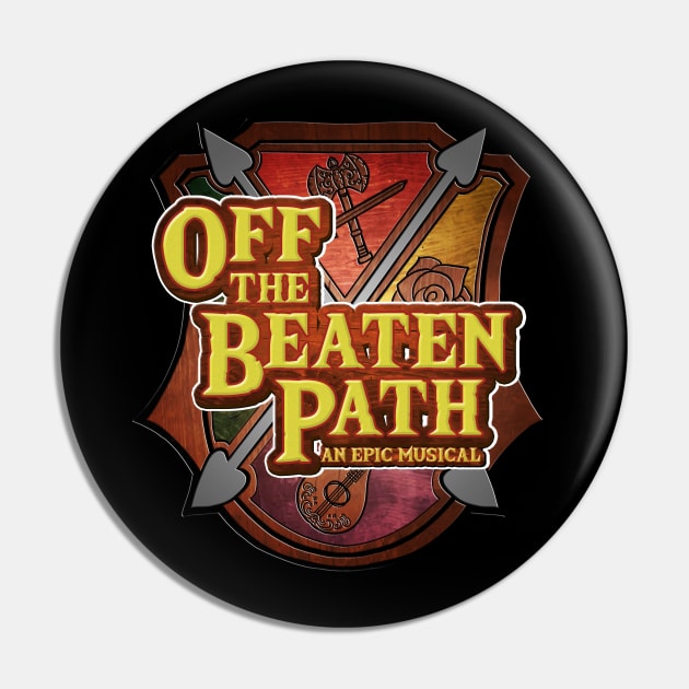 Off the Beaten Path- Colour Logo Pin by Off the Beaten Path Musical