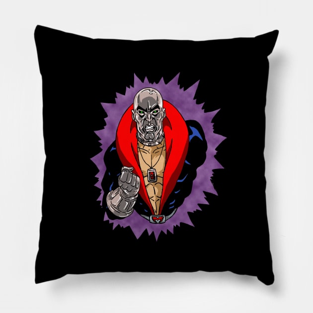 The Mighty DESTRO! Pillow by AustinLBrooksART