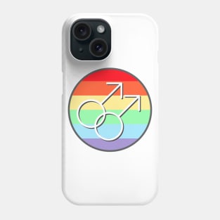 Gay Pride Rainbow Symbols Phone Case