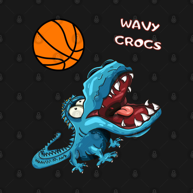 Detroit Wavy Crocs Basketball Squad Warmup Jersey by WavyDopeness