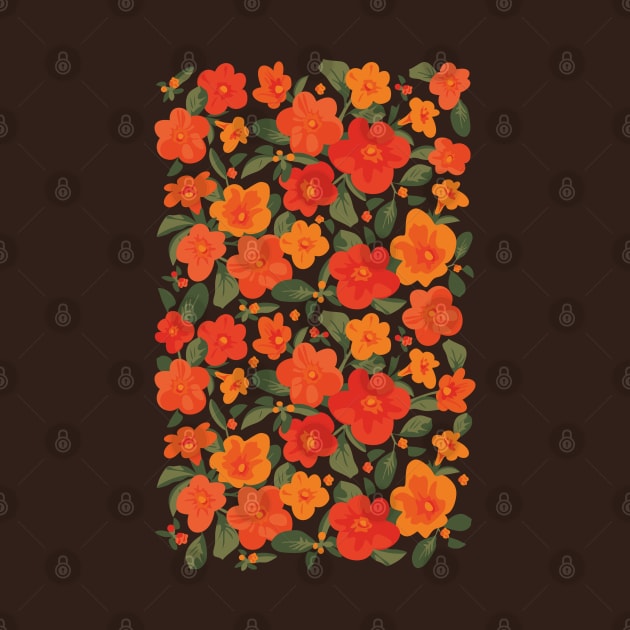 Marmalade Bush. Streptosolen jamesonii Pattern by lents