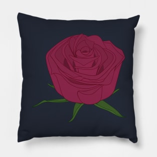 A Pink Rose Pillow