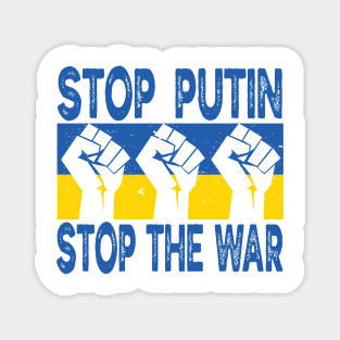 Stop Putin Stop The War, Stop Putin, Stop The War Magnet