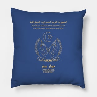Western Sahara passport Pillow