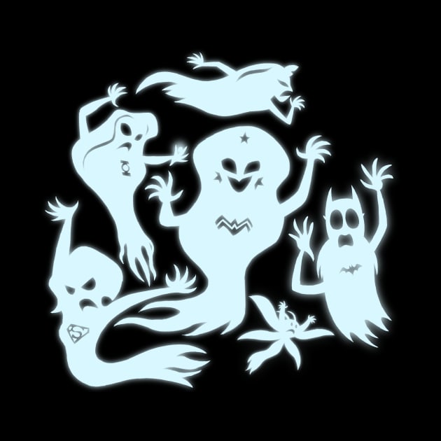 Super Hero Ghosts by KenTurner82