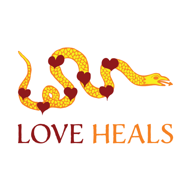 Love Heals modified  Join or Die Flag by pelagio