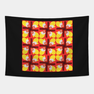 Fruity floral in red Tapestry