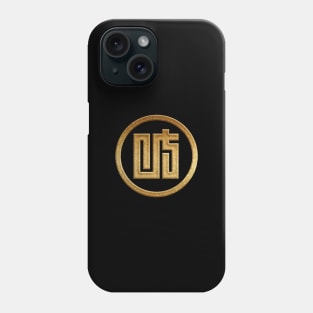 Gifu Prefecture Symbol in Gold Faux Phone Case