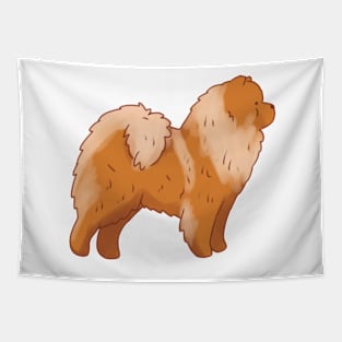 Chow chow drawing Tapestry