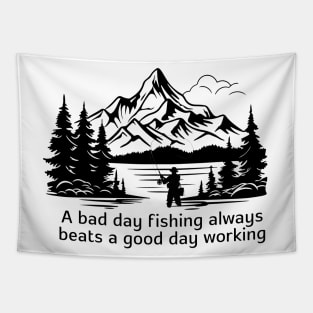 Fishing Shirt Fishing Gift for Dad Fishing Tshirt Fisherman Gift Men's Fishing Shirt Fishing Holiday Funny Fishing Shirt Fathers Day Gift Tapestry