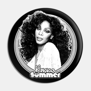 Donna Summer \\\\\ Retro Style Fan Art Design Pin