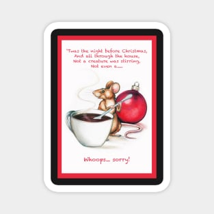 Christmas Mouse Magnet