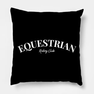 Equestrian Riding Club Pillow