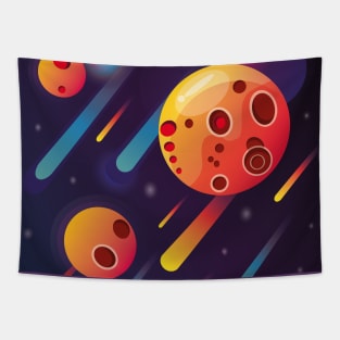 Space and Planets Tapestry