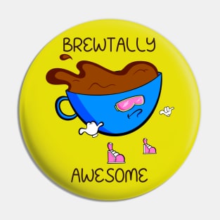 Brewtally Awesome Pin