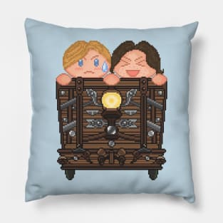 Resident Evil 4 Remake Pixel Art Pillow