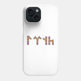 Tengri in Old Turkic Phone Case