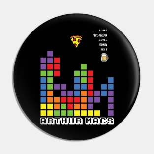 Arthur Mac's Tetris Pin