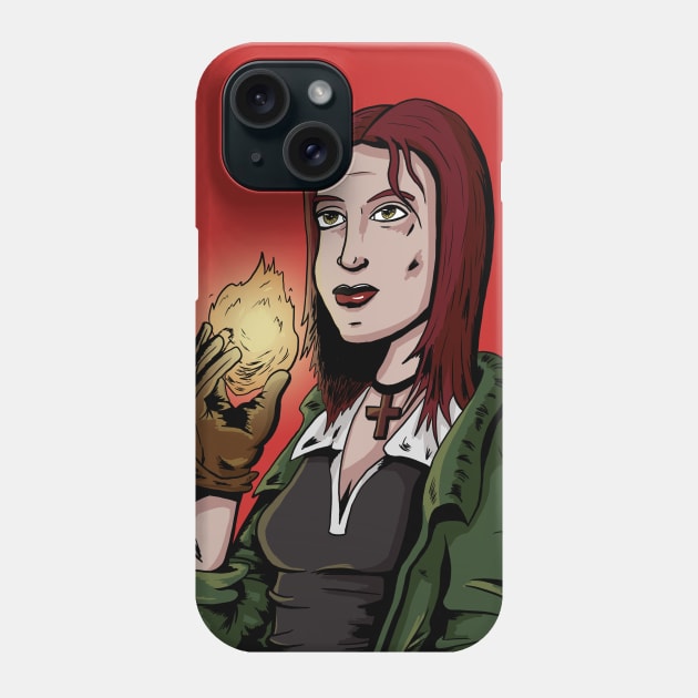 Liz Sherman Phone Case by Black Snow Comics