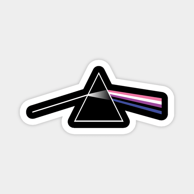 Genderfluid Pride Prism Magnet by Reynard