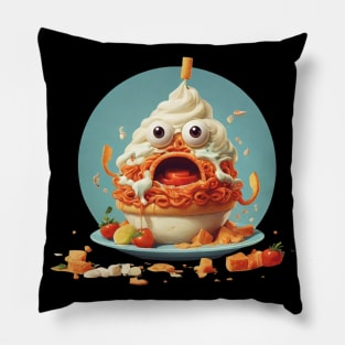 Quirky Foodies Pillow