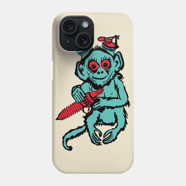 Steampunk Monkey Phone Case by Killer Rabbit Designs