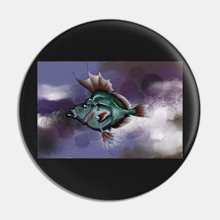 Mirror Dory Illustration Pin