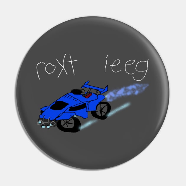 Rokt Leeg Blue Octane Car Pin by Items4All