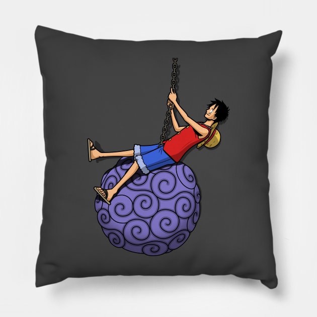 Wrecking Ball Anime Manga Funny Pirate Music Video Parody Pillow by BoggsNicolas