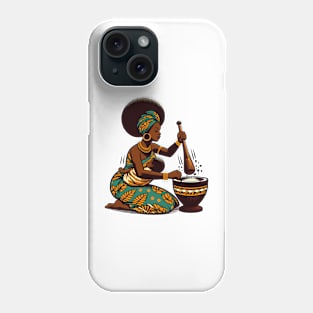 Afrocentric Mother And Baby Phone Case