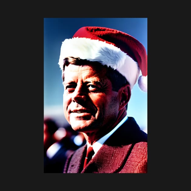 Santa JFK (Celebrity Christmas) by robsteadman