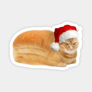 Christmas Cat Loaf Magnet