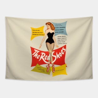 The Red Shoes Movie Poster Tapestry