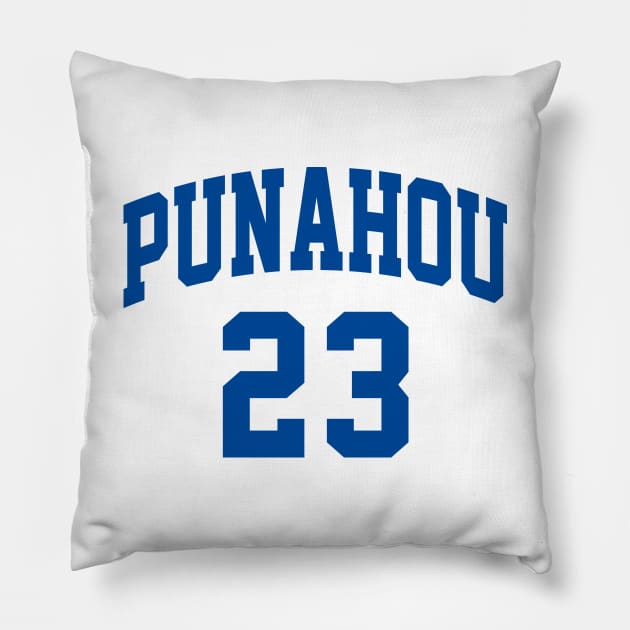 Basket Barack 23 Obama Punahou Pillow by TEEWEB