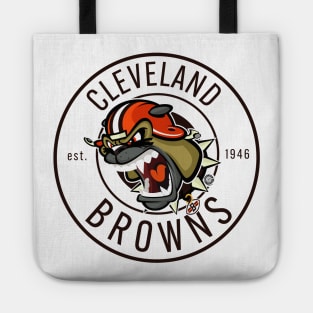 Cleveland Browns BullDawg Growler Dark Stamp Tote