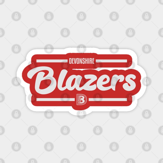 Wordmark Blazers Magnet by SDCHT